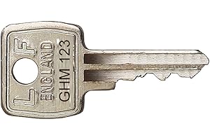REPLACEMENT KEY SERVICE Pair of Replacement Metal Filing Cabinet Keys in The LF England Range GHM 001-155 Supplied by Lock Doctor Services Ltd Keymail Dept