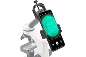 Starboosa Smartphone-Mikroskop-Adapterhalterung, universelle Handy-Zielfernrohrhalterung, funktioniert mit Teleskop-Spektiv, Mikroskop, Monokular-Fernglas, passend für iPhone, Samsung, HTC, LG und