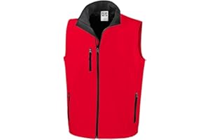 SADISRLS Gilet da lavoro in softshell micropile antivento impermeabile, senza maniche, calda con cerniera, multi tasche, per viaggio, tempo libero, Tg. S-3XL