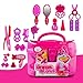 Produktbild Mädchen Spielzeug Friseur Set Mit Einer Vielzahl Von Zubehör Beauty Case Cosplay Toys
