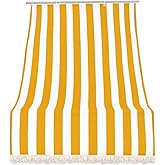 Tenda Da Sole GARGIX Con Anelli - 300x300cm Per Balcone, Giardino E Veranda (Giallo)