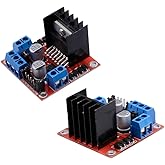 zalati Motor Drive Controller Board L298N Dual H Bridge DC Schrittmotor Treibermodul Kompatibel mit Arduino
