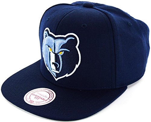 Preisvergleich Produktbild Mitchell & Ness Snapback Memphis Grizzlies Wool Solid 2 navy
