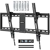 Eono by Amazon – Tilt TV Wall Bracket Mount for Most 37-70 inch LED, LCD, OLED and Plasma TVs with VESA 200×100-600x400mm up to 60kg, incl. Fischer Anchors, Tilting TV Bracket PL2268-LK
