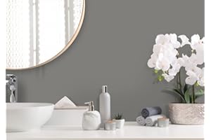 Proclad Grey Single PVC Bathroom Wall Panels - Durable IPSL Panels, Plastic Cladding, Waterproof, Easy to Install - Ideal for Shower Wall and Bathroom Cladding - Perfect for Wet Room