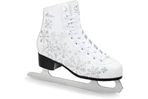 MADIVO SMJ Revina Patins à glace classiques pour femme Blanc | Tailles : 36, 37, 38, 39, 40, 41, 42