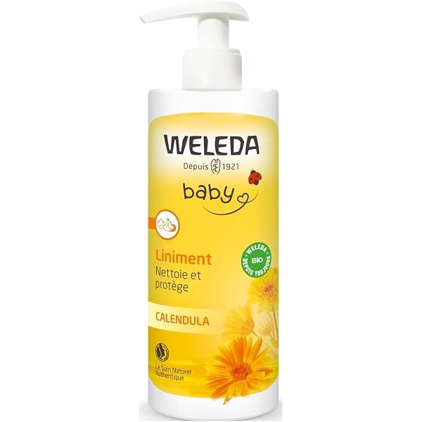 Coffret Bébé Weleda Calendula - Crème Change + Lavante Corps/Cheveux | Soin Naturel NATRUE