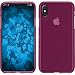Produktbild PhoneNatic Case für Apple iPhone X/XS Hülle Silikon pink matt Case