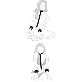 Sınırsızmarket Premium Fetiş Fantezi Set, Suni Deri El ve Boyun Kelep&ccedil;esi, Siyah, Ayarlanabilir, Yetişkin Unisex, Yumuşak İ&ccedil; 