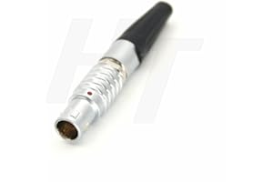 HangTon 0B okrągły wyciągany metalowy łącznik kabel wtyczka panel gniazdo FGG EGG 2 3 4 5 6 7 9 styków męskie żeńskie styki (2-pinowe, wtyczka)