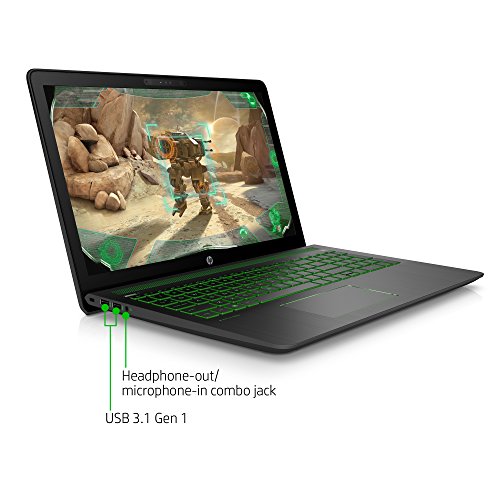 HP Pavilion Power 15-cb011na 15 6-Inch FHD Gaming Laptop  Shadow Black  -  Intel i7-7700HQ  8 GB RAM  1 TB HDD  NVIDIA GeForce GTX 1050 Graphics 2 GB 