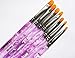 Professional UV Gel Nail Art Tips Builder Brush With 7 Sizes