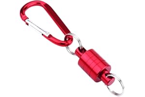 VGEBY1 Magnete Schlüsselanhänger, Alulegierung Verbindungsknopf mit Karabiner für Außen Sport Aktivitäten wie Angeln Kescher