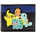 Produktbild Pokemon Starter mit Pikachu auf Rubber Patch Schwarz Portemonnaie Geldbörse