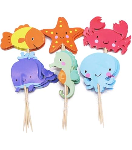 Décoration De Gâteau Sous La Mer : Image De Glaçage Comestible, Décoration De Gâteau De Mariage D'anniversaire - France