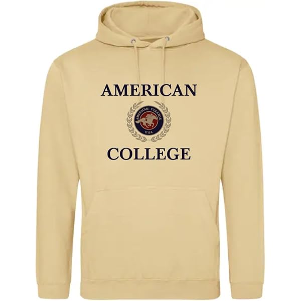 Sudadera Con Capucha AMERICAN COLLEGE USA - Unisex Para Niños Y Niñas, Algodón Suave, Colección 2024