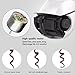 Intelligent Automatic Spray Water Curling Iron LCD Digital Bi-directional Hair Curler Ceramic Professional Magic Wand With Moist Function for Househould Salon Use-White CoFashion