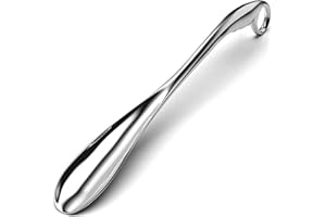 Lalafancy 66cm Chausse-pied Métal En Acier Inoxydable Long Manche Shoe Horn Avec Poignée De Boucle Pour Toutes Les Tailles De Pieds, Chaussures Et Bottes - Très Solide