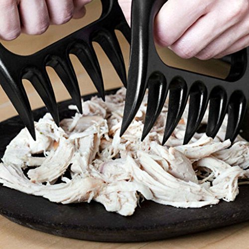 DDU(TM) 1 Paar Bärentatze-Form Grill Fleisch Ziehen Handhabung Gabel Schreddern Schneidewerkzeug - 5