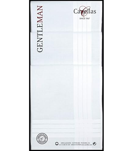 Pañuelos Para Hombre, 2 Pañuelos Blancos Suaves Seleccionados