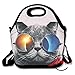 Produktbild ASFFEE Total Solar Eclipse Cat Glasses Lunch Tote Insulated Reusable Picnic Bags Boxes Men Women Youth Teens Nurses Travel Bag