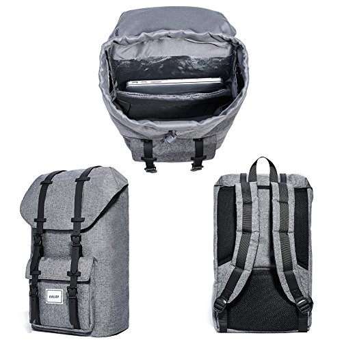 KALIDI 17 Zoll Laptop Rucksack Backpack Schulrucksack für bis zu 15.6 zoll Laptop Notebook Computer Arbeit Campus Studenten Outdoor Reisen Wandern mit Großer Kapazität - 4