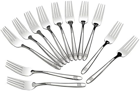 Bblie 12-Piece Stainless Steel Dinner Forks