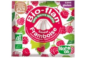 NAT-ALI - BIO-FLAN - Framboise( pour 1/2 litre )