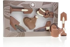 CHOCOLISSIMO Narzędzia ogrodowe z czekolady | czekoladowe figurki dla miłośników ogrodnictwa | idealny pomysł na prezent | mleczna czekolada | słodycze | kobieta | mężczyzna | dzieci | urodziny | Boże Narodzenie | oryginalny upominek