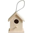 Cœurs En Bois à Suspendre Artemio - Lot De 4, Tailles 6 Et 8 Cm - Déco Naturelle Pour Porte, Fenêtre, Sapin, Mobile - À Personnaliser - 5