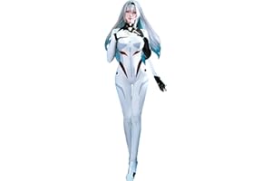 Fiamll Firefly Costume Cosplay Women's Body Jumpsuit Anime Firefly Cosplay Bodysuit Jumpsuit Long Sleeve Racing Suit for Halloween Party Carnival