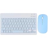 PSR Aksesuar Kablosuz Bluetooth Klavye ve Mouse Seti &ndash; T&uuml;m Cihazlarla Uyumlu (Mavi)