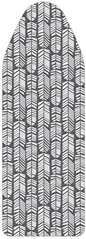 Saphare Patterns Ironing Board Cover 100% Cotton (Large, Feather)