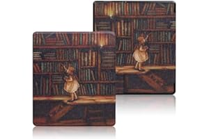 WYTONG Étui de Protection en Cuir Peint Kindle Oasis, Compatible Uniquement avec Le Tout Nouveau Kindle Oasis de 7 Pouces [10e génération, Version 2019 et 9e génération, Version 2017]