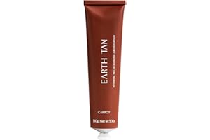 Earth Tan Carrot Tan Accelerator Gel Certified Organic Tan Accelerator & Eco Gel Fast Tanning Oil with Carrot Oil – 100% Natural Vegan Tanning Moisturiser & Sun Tan Booster