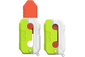 Firulab Stampa 3D Fidget Knifes Fidget Toys Adulti, Giocattoli con coltelli a Carota Stampati in 3D, Anti Ansie Giocattolo Antistress ADHD ADD Giocattoli sensoriali per Adulti e Adolescenti