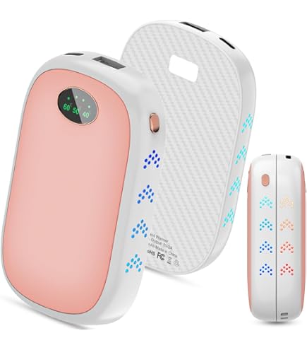 Oplaadbare Handwarmer 5200 MAh - 3 Temperaturen & Powerbank | USB-C Opladen Voor Binnen/ Buiten