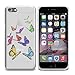 Price comparison product image FoneM8® - Butterfly Designer Gel Case Skin Cover For iPhone 6 6S