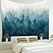 Produktbild PYHQ Boho Naturwald Grün Tapisserie Wand-hängende Hippie Decke Kunst Mandala Böhmen Wurf Vorhang Strand Abdeckung TableCloth Yoga Matte Wolldecke Bettdecke Bettdecke Tropisch Urban 150 x 130cm