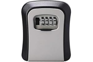 OZNEWLIFE Schlüsseltresor mit Zahlencode für Draußen Kleines Schlüsselsafe Aussen Schlüsselkasten mit Code Schlüsselversteck für Haus Garagen Schule Ersatz Haus Schlüssel