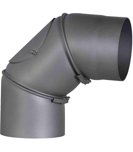 Firefix R150/B45 Stove Pipe Bend 2 Mm Thick Steel (Smoke Tube) 150
