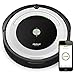 Produktbild iRobot Roomba 695 Saugroboter Staubsaugerroboter Roboter Staubsauger Staubsauger arbeitet mit Alexa, (1 virtuelle Wände ,reinigt alle Hartböden und Teppiche, geeignet bei Tierhaaren, WLAN fähig) Schwarz/Weiß