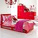 Izziwotnot Skyline 1 Door Wardrobe, High Gloss Red