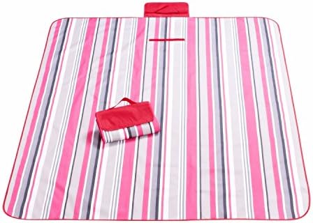 Senhui 79"x57" Waterproof Moisture Proof Outdoor Beach Picnic Camping Mat Blankets Foldable Baby Blanket Picnic Mat (Red)