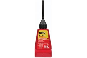 AUHAGEN UHU 45880 Spezialkleber PLAST SPEZIAL, Flasche mit Feindosierspitze, 30 g