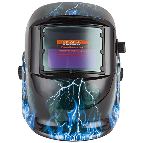 Automatik Schweißhelm + Solarzellen inkl.2 Vorsatzscheiben Schweißschirm SN858 - 2