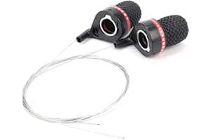 Alomejor Bicicleta Bicicleta Palanca de cambio de marchas Grip Shift Universal Carretera Bicicleta Manillar Velocidad Palanca Dispositivos Palanca de cambios