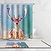 Produktbild Beddingleer Duschvorhang Anti-Schimmel 180x200 cm 3D Bad Duschvorhang textil Wasserdicht und Mildewproof aus 100% Polyester (#02)