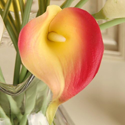 Calla lily,artificial flowers,fake flowers,silk flowers,bouquet,real touch flower-A