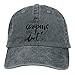 Produktbild QIOOJ Camping Hair Don't Care 2 Denim Hat Adjustable Women's Curved Baseball Hats